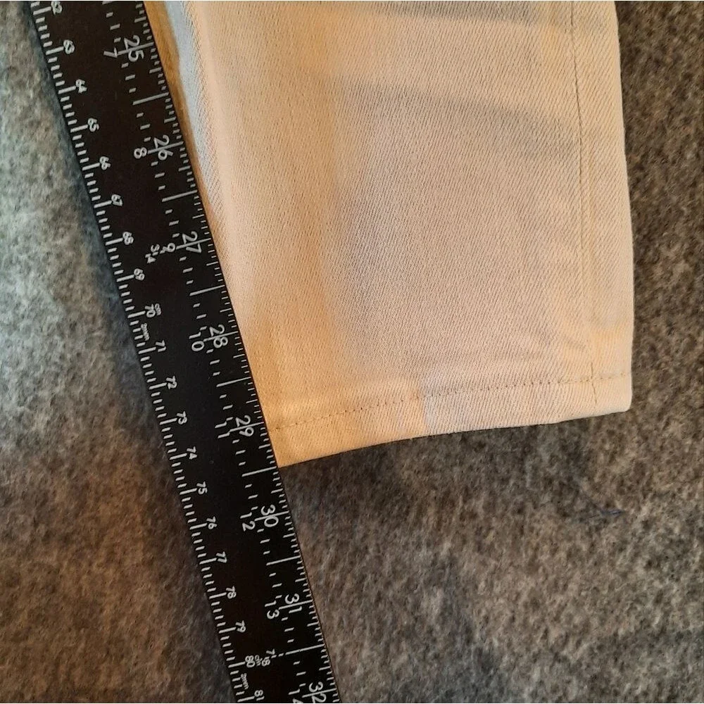 Polo Ralph Lauren Jeans 16 Cream Denim Sullivan Slim Preppy Classic Casual